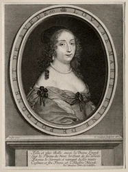 Maria Ludwika de Gonzague, królowa Polski, 1653.