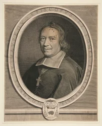 Portret Jeana de Maupeou, biskupa i hrabiego Chalons-sur-Saone
