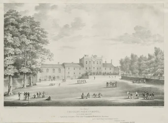 Szkoła Sedgley Park: grawerowanie, listopad 1838 (druk)