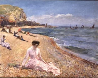 Dziewczyna na plaży?