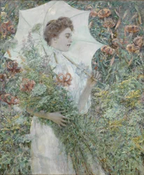 Biały Parasol