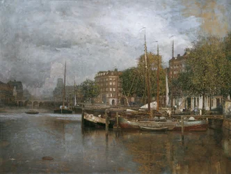 Kanał w Rotterdamie