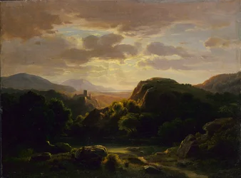 Wspomnienia ze sceny w pobliżu Auerbach