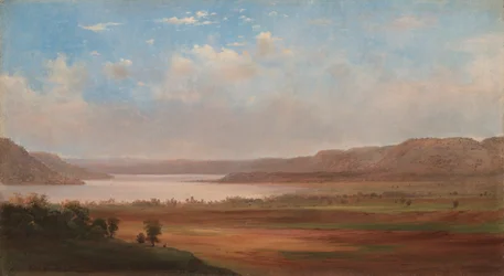 Widok na jezioro Pepin, Minnesota, 1862.