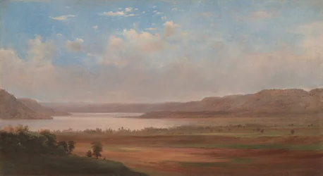 Widok na jezioro Pepin, Minnesota, 1862