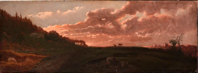 Pejzaż romantyczny, 1871.