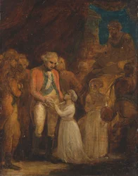Dwóch synów Tipu Sahiba, sułtana Mysore, wydanych jako zakładnicy generałowi Cornwallisowi