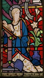 Zwiastowanie, 1864 (witraż)