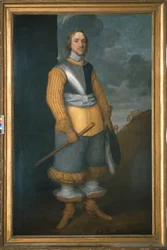 Oliver Cromwell , ok. 1649-50 (olej na płótnie)