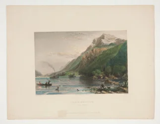 Czarna Góra (Lake George), ilustracja dla Nathaniela Parkera Willisa