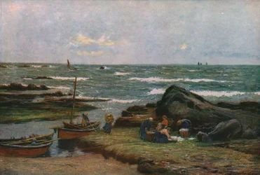 Świeżo z morza, 1899, c1930.