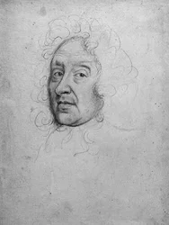 Portret męski (ołówek na pergaminie)