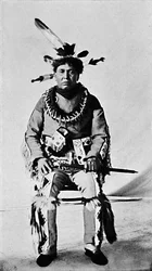 Algonquin w pełnym stroju, 1912