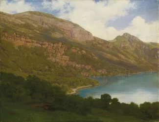 Widok z Rigi z widokiem na Jezioro Czterech Kantonów, 1857