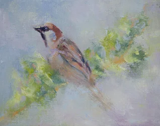 P. Domesticus, 2014 (olej na płótnie)