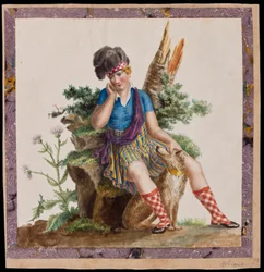 Góral, ok. 1820 (wc na papierze)