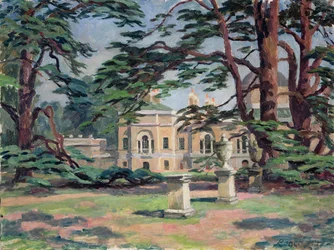 Dom Chiswick (olej na płótnie)
