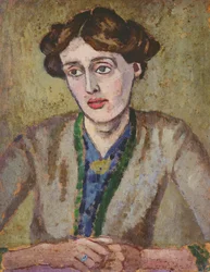 Virginia Woolf (1882-1941) (olej na pokładzie)