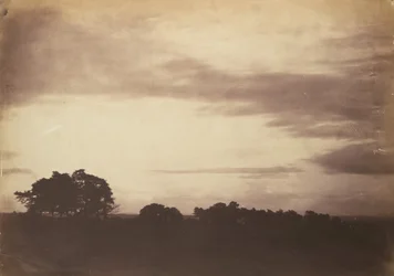 Krajobraz z chmurami, prawdopodobnie 1856.