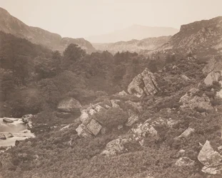 Moel Seabid z doliny Lledr