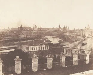 Moskwa, Kreml w oddali, 1852.
