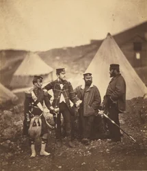 Oficerowie 42 pułku Highlanders