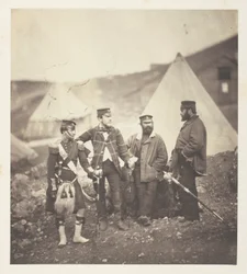 Oficerowie 42. pułku Highlanders