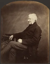[Portret mężczyzny, widok 3/4].