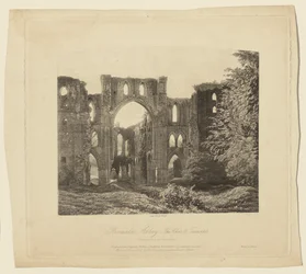 Opactwo Rivaulx, chór i transept