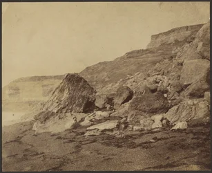 Rocken End (patrząc na zachód), Isle of Wight