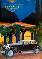 Plakat, Lotaryngia, Societe Generale Aeronautique, 1928