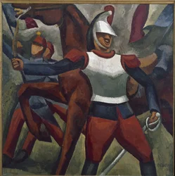 Kirasjer (olej na płótnie)