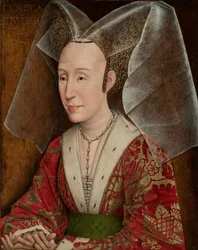 Portret Izabeli Portugalskiej, ok. 1450 (olej na desce)