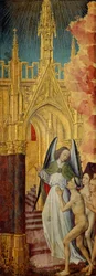Dobry prowadzony do nieba, detal z Sądu Ostatecznego, ok. 1451 (zob. 20546-50 i 21041)
