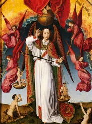 Ołtarz Sądu Ostatecznego, 215x560 cm, detal
