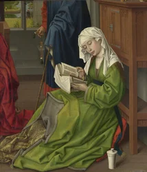 Czytanie Magdaleny przed 1438 r. (olej na desce)