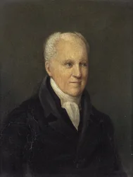 Wielebny George Crabbe, w latach 1827-28 (olej na panelu)