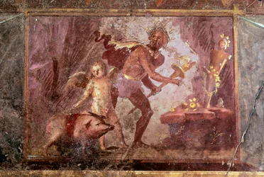 Fresk z Willi Tajemnic, Pompeje