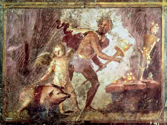 Fresk z Willi Tajemnic, Pompeje