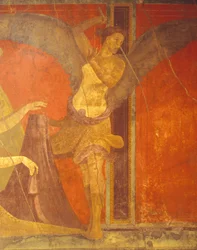 Obrzędy inicjacji kultu Dionizosa, fresk z Villa Dei Misteri