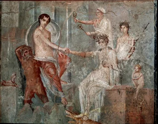 Przybycie Io do Egiptu - Fresco