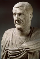 Marmurowa Statua Cesarza Maximinusa Thraxa (173-238) - Rzym, Musei Capitolini - Popiersie Cesarza Maximinusa Thraxa - Marmurowa rzeźba - Rzym, Musei Capitolini