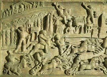 Płaskorzeźba przedstawiająca gry w Circus Maximus