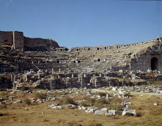 Sztuka rzymska, okres hellenistyczny: teatr Miletu. II wiek. Indyk