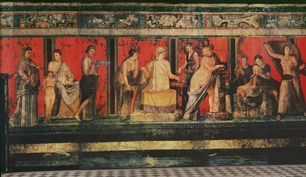 Sala Misteriów, Pompeje, 79 n.e.