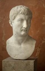 Art Rome Popiersie Druzusa Młodego (13 pne - 23 AD) marmur