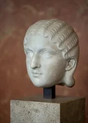 Art Rzym Głowa cesarzowej Barbii Orbiany (III w.), Marmur
