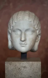 Art Rome Głowa cesarzowej Barbii Orbiany (III w.), Marmur