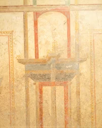 Fresk z Domu Menandra, Pompeje, Kampania, cywilizacja rzymska