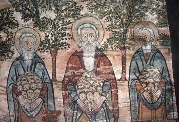 Dusze w raju, malowidło ścienne, Kościół na Wzgórzu, 1782